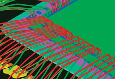 显示共同设计和共同验证过程的 CAD 效果图